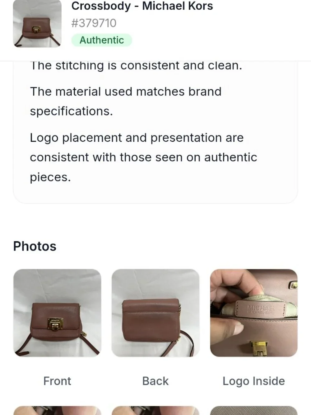 Michael Kors Tina Leather Mini Small Crossbody Clutch Bag COA Chain Dusty Rose